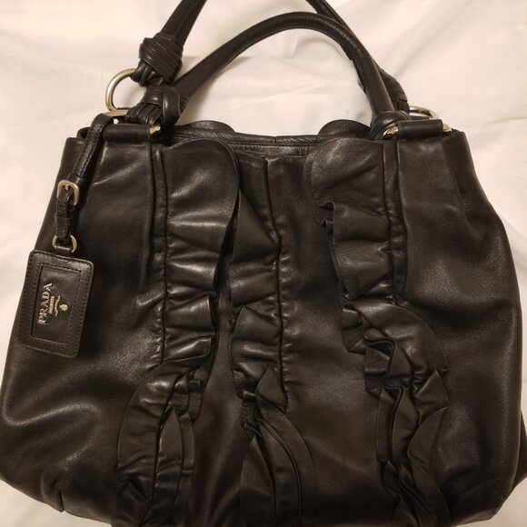 Prada Nappa Ruffle Hobo bag - Picture 8 of 13